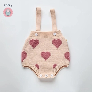 Baby Girl Knit Camisole Bodysuit Set