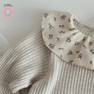 Cute Floral Baby Bottoming Shirt