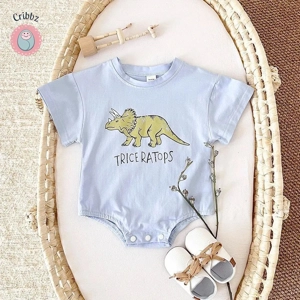 Dinosaur Print Baby Romper for Infants