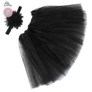 Infant Tulle Tutu Outfit with Headband