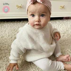 Knitted Long Sleeve Baby Sweater