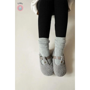 Kids Thermal Elastic Leggings for Spring