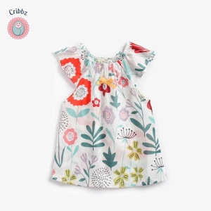 Newborn Baby Girl Cotton Flower Set