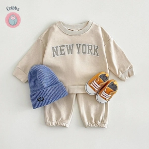 New York Print Baby Boy Girl Outfit