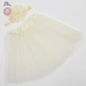 Infant Tulle Tutu Outfit with Headband
