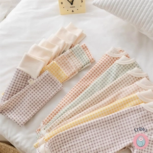 Cribbz Toddler Plaid Bodysuit & Pants Sleep Set