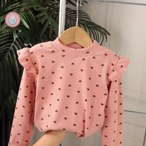 Kids Floral Long Sleeve T-Shirt for Boys and Girls