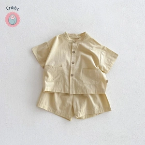 Casual Boys Short Sleeve Clothing Set