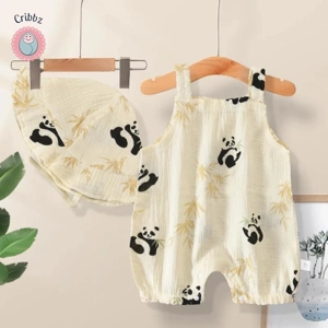 Animal Pattern Summer Baby Jumpsuit
