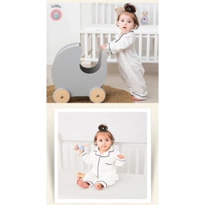 Organic Cotton Baby Pajama Romper Set