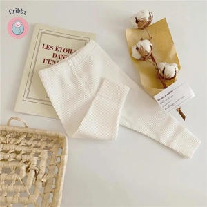 Cute Solid Color Baby Leggings for Girls