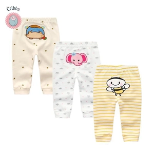 Cute Cartoon Thick Pants for Infants