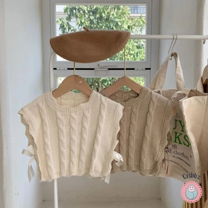 Girls Knitted Sleeveless Vest 1-7 Years