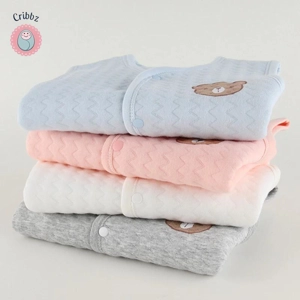 Cotton Baby Waistcoat for Girls