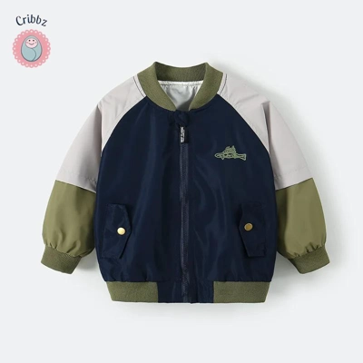 Autumn Boys Baseball Jacket 2-7Y title=