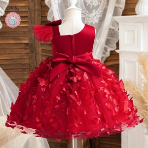 Elegant Toddler Girls Sequins Party Dress