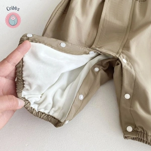 Autumn Infant Hooded Jumpsuit Jacket