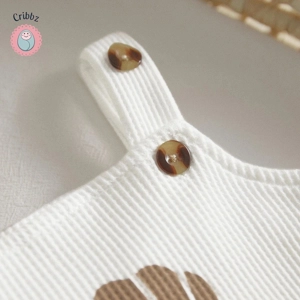 Knit Toddler Clothes Set with Shell Print