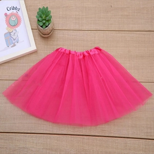 Fashion Kids White Mesh Tutu Skirt