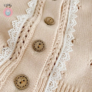 Ruffle Collar Baby Girl Knitwear