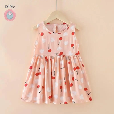 Cribbz Summer Princess A-Line Cotton Dress title=