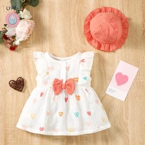 Newborn Baby Girl Summer Dress Set
