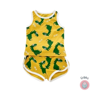 Cute Cotton Animal Outfit Set for Baby Boys