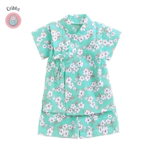 Cotton Baby Clothes Set - Short Sleeve