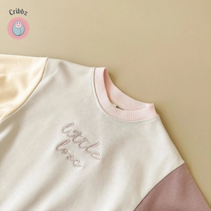 Embroidered Long Sleeve Baby Bodysuit Set