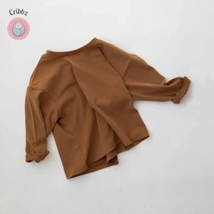 Cotton Long Sleeve Baby T-shirt Set