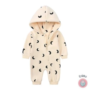 Newborn Bear Hoodie Jumpsuit Outfit