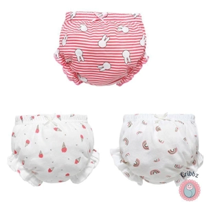 Baby Girl Cotton Bow Triangle Panties