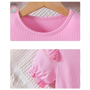 Trendy Floral Bow Dress for Girls