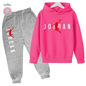Charming Hoodie and Trousers Set for Kids