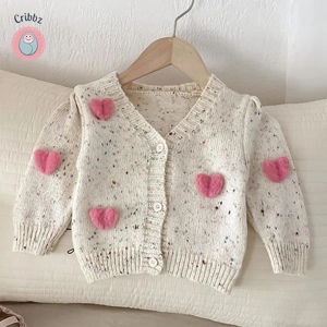 Autumn Infant Girls Knitted Bodysuit Set