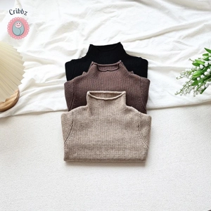 Autumn Turtleneck Knit Sweater for Kids
