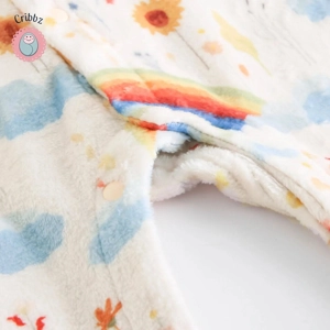 Cute Flannel Baby Romper for Winter