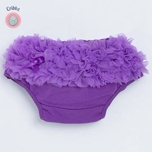 Baby Girls Cotton Ruffled Bloomers
