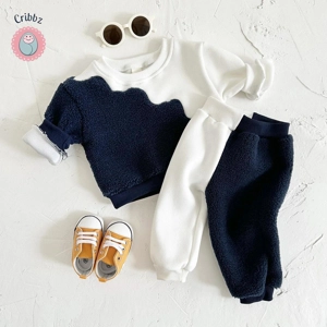 Soft Lamb Wool Baby Boy Winter Set