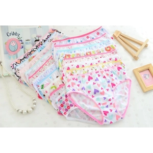 Girls Cotton Cartoon Panties 1-3 Years