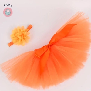 Baby Girl Hot Pink Tutu Skirt & Headband Set