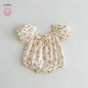 Floral Summer Romper for Newborns