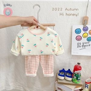 Baby Cartoon Clothes Set Winter