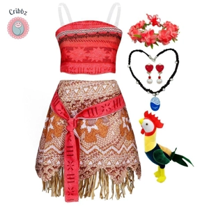 Moana Princess Dress Costume Set