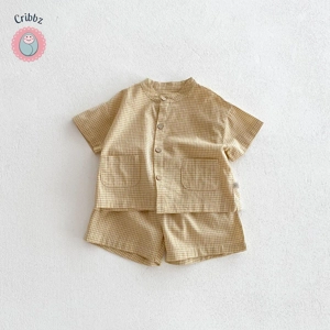 Casual Boys Short Sleeve Clothing Set