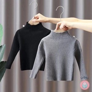 Childrens Half Turtleneck Knit Pullover