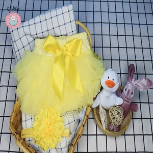 Baby Girl Tutu Skirt and Bloomers Set