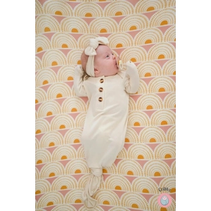 Bamboo Soft Newborn Knotted Gown
