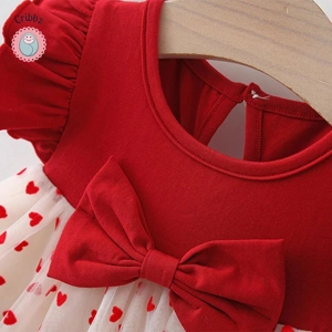 Baby Girl Flying Sleeves Princess Dress