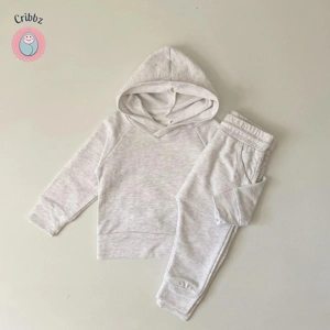 Autumn Cotton Hoodie and Pants Set